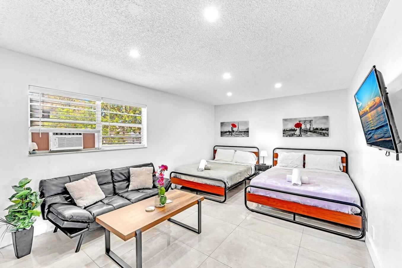 New 2 Bed Studio Close To Beach & Casino Ha04 할리우드 외부 사진