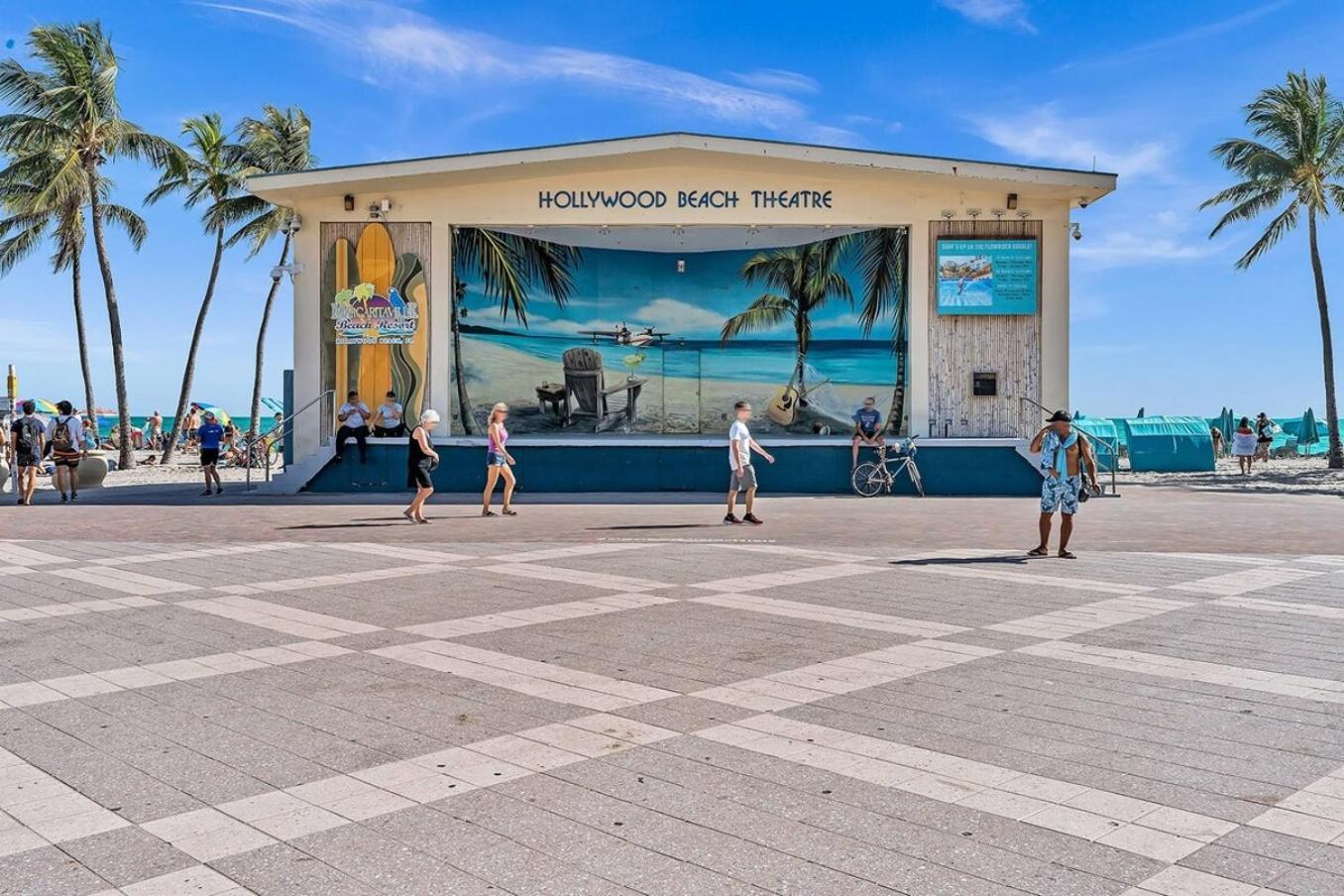 New 2 Bed Studio Close To Beach & Casino Ha04 할리우드 외부 사진